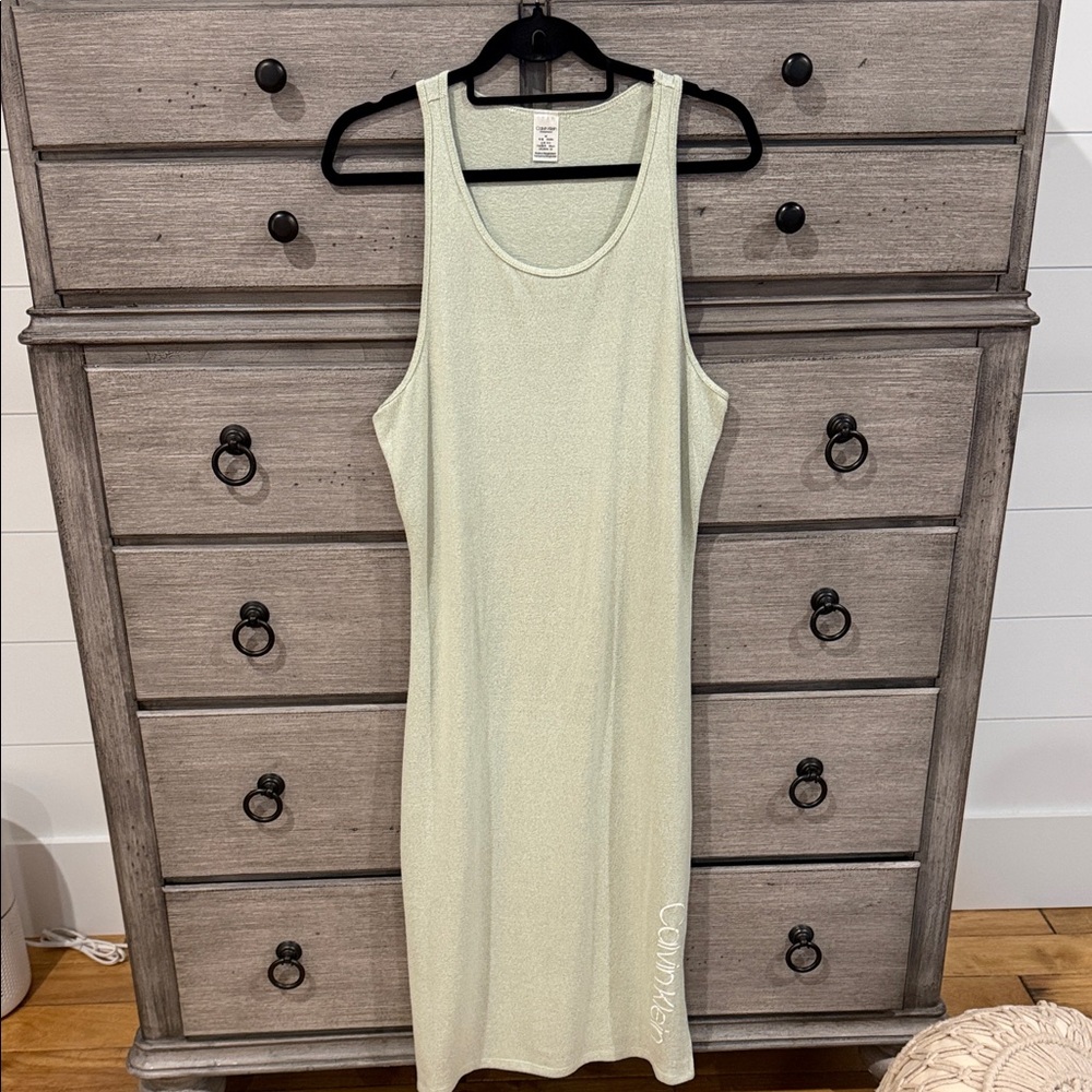 Calvin Klein Light Green Sleeveless Tank Dress